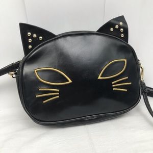 Black Cat Crossbody Clutch Purse Olivia Miller